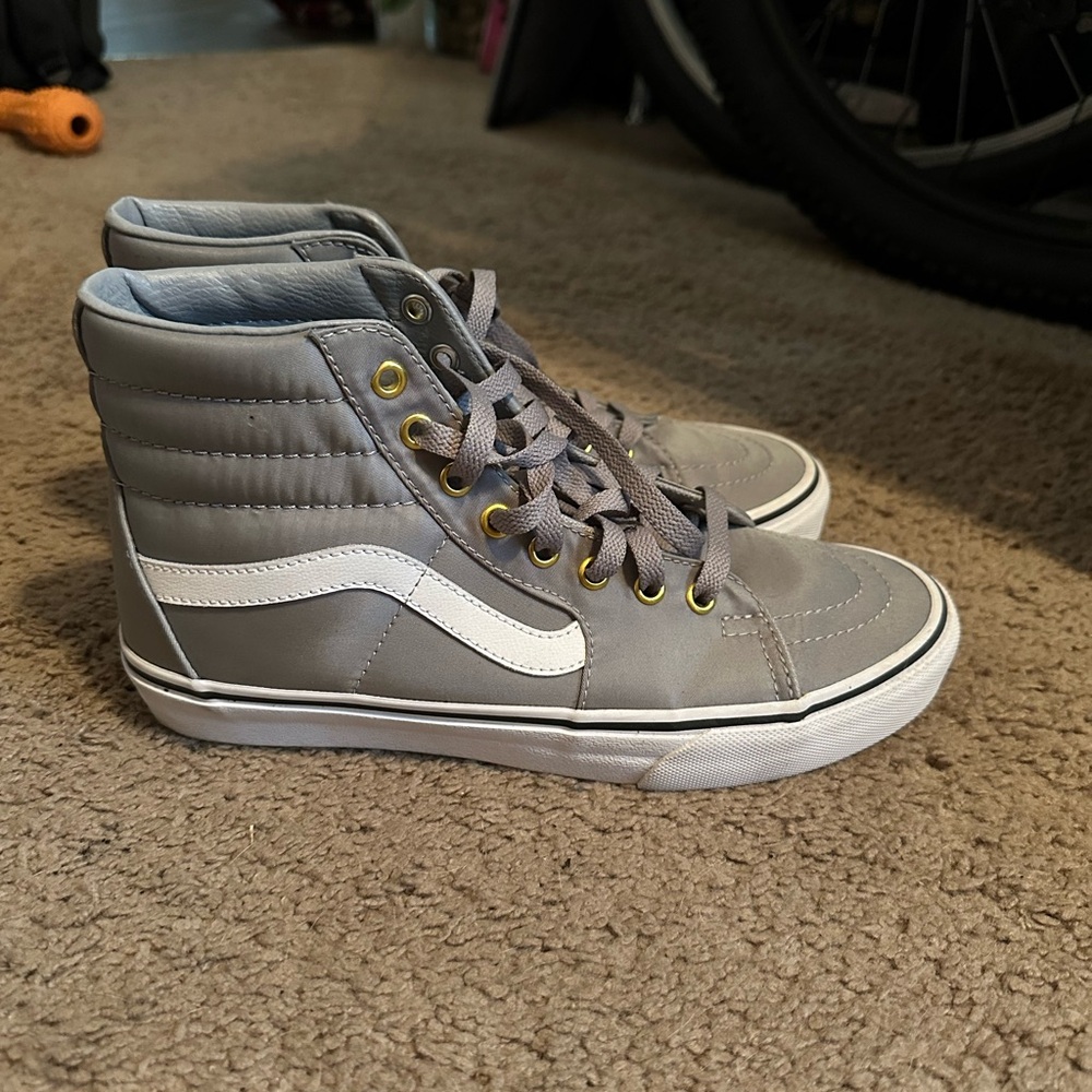 Vans silver high reflective